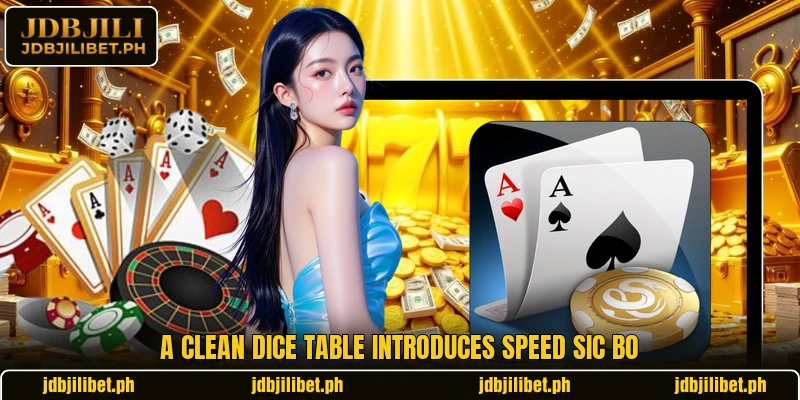 A clean dice table introduces Speed Sic Bo A clean dice table introduces Speed Sic Bo