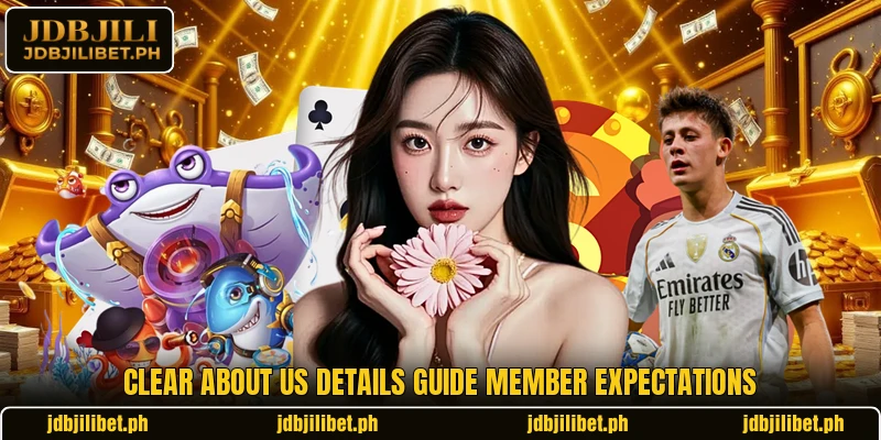 Clear about us details guide member expectations