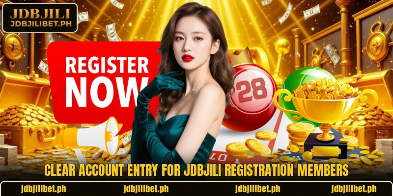 Clear account entry for JDBJILI registration members Clear account entry for JDBJILI registration members