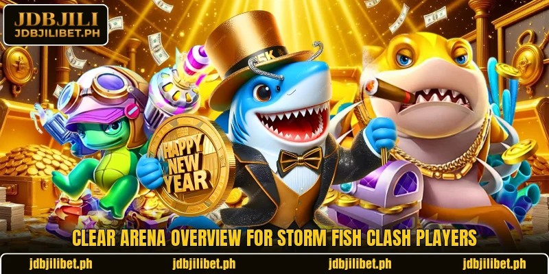 Clear arena overview for Storm Fish Clash players Clear arena overview for Storm Fish Clash players