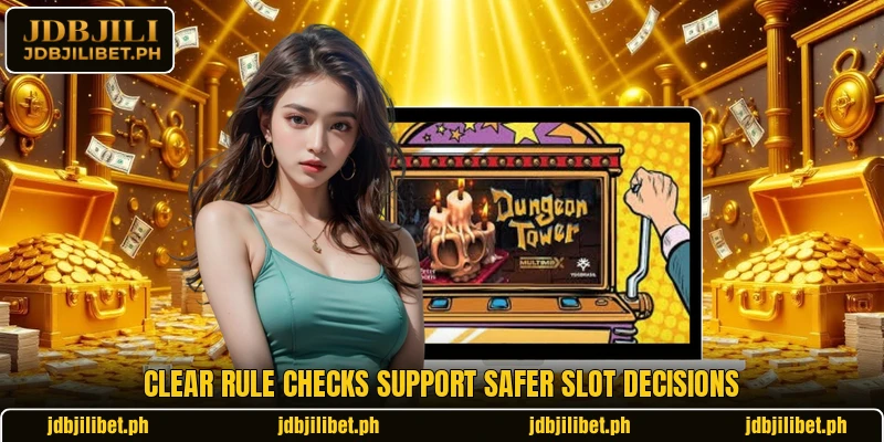 Clear rule checks support safer slot decisions Clear rule checks support safer slot decisions