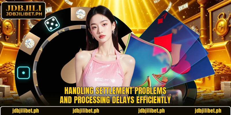 Handling settlement problems and processing delays efficiently Handling settlement problems and processing delays efficiently