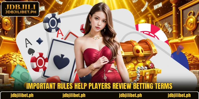 Important rules help players review betting terms Important rules help players review betting terms