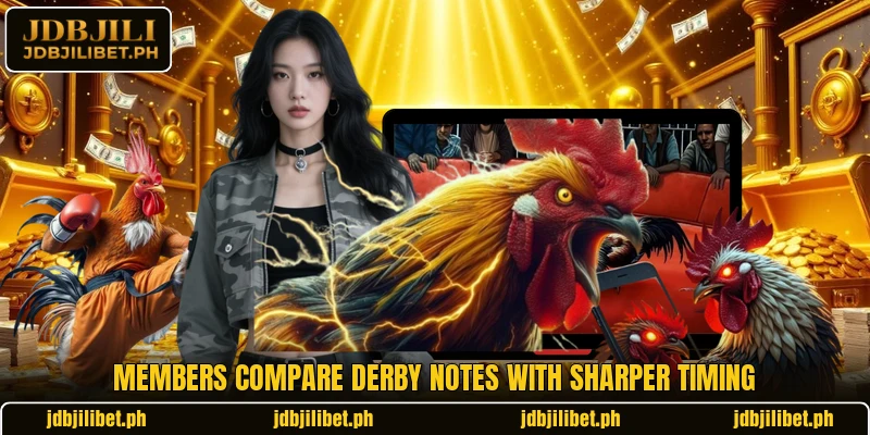 Members compare derby notes with sharper timing Members compare derby notes with sharper timing