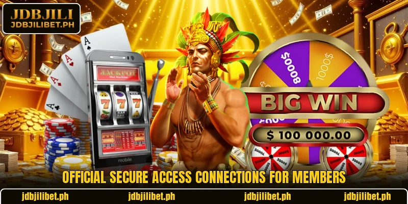 Official secure access connections for members