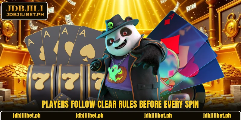 Players follow clear rules before every spin Players follow clear rules before every spin