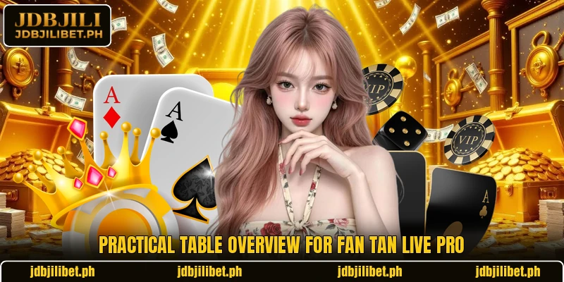 Practical table overview for Fan Tan Live Pro